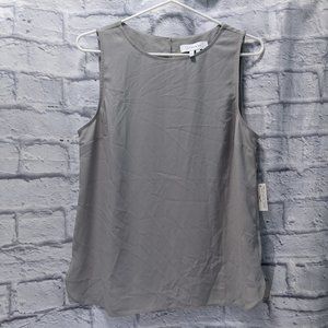 NWT Lark & Ro sleeveless tank, light gray grey